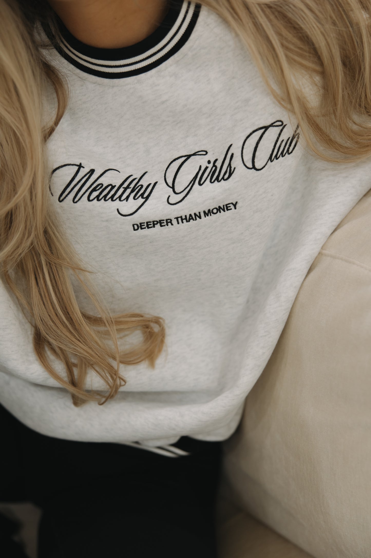 Wealthy Girls Club Crewneck Sweatshirt