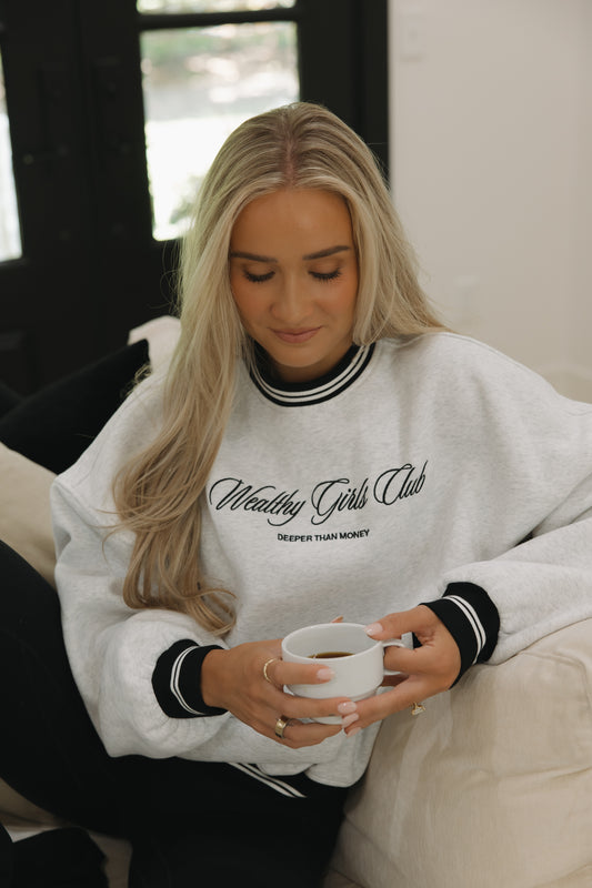 Wealthy Girls Club Crewneck Sweatshirt