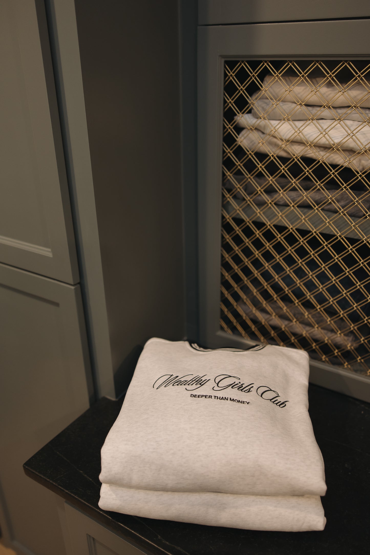 Wealthy Girls Club Crewneck Sweatshirt